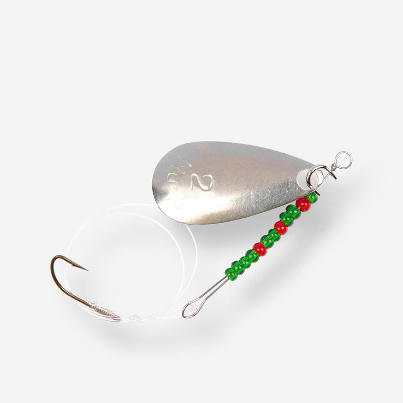 Cucharilla para mújol 1 anzuelo N°2 pesca con señuelos 