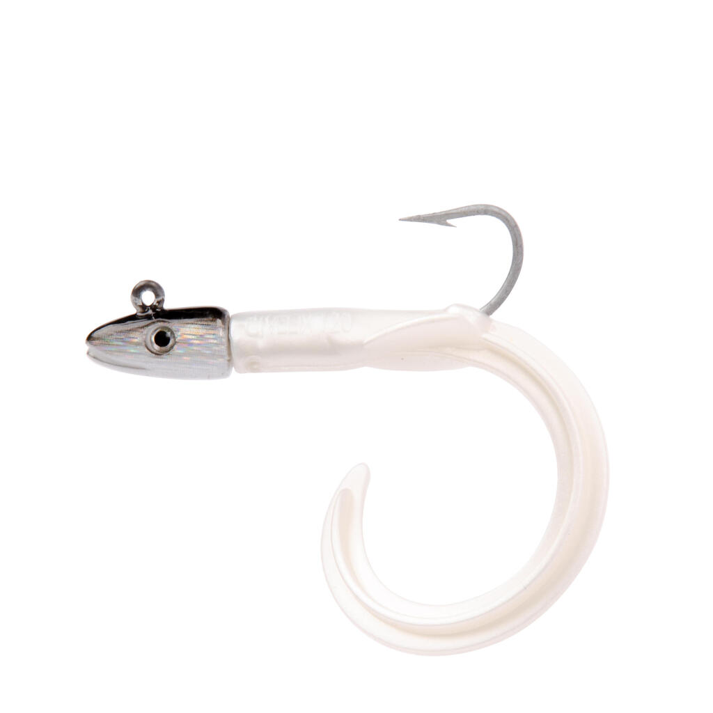 Gummifische Civelix 12 cm 8 g weiß 2 Stk.