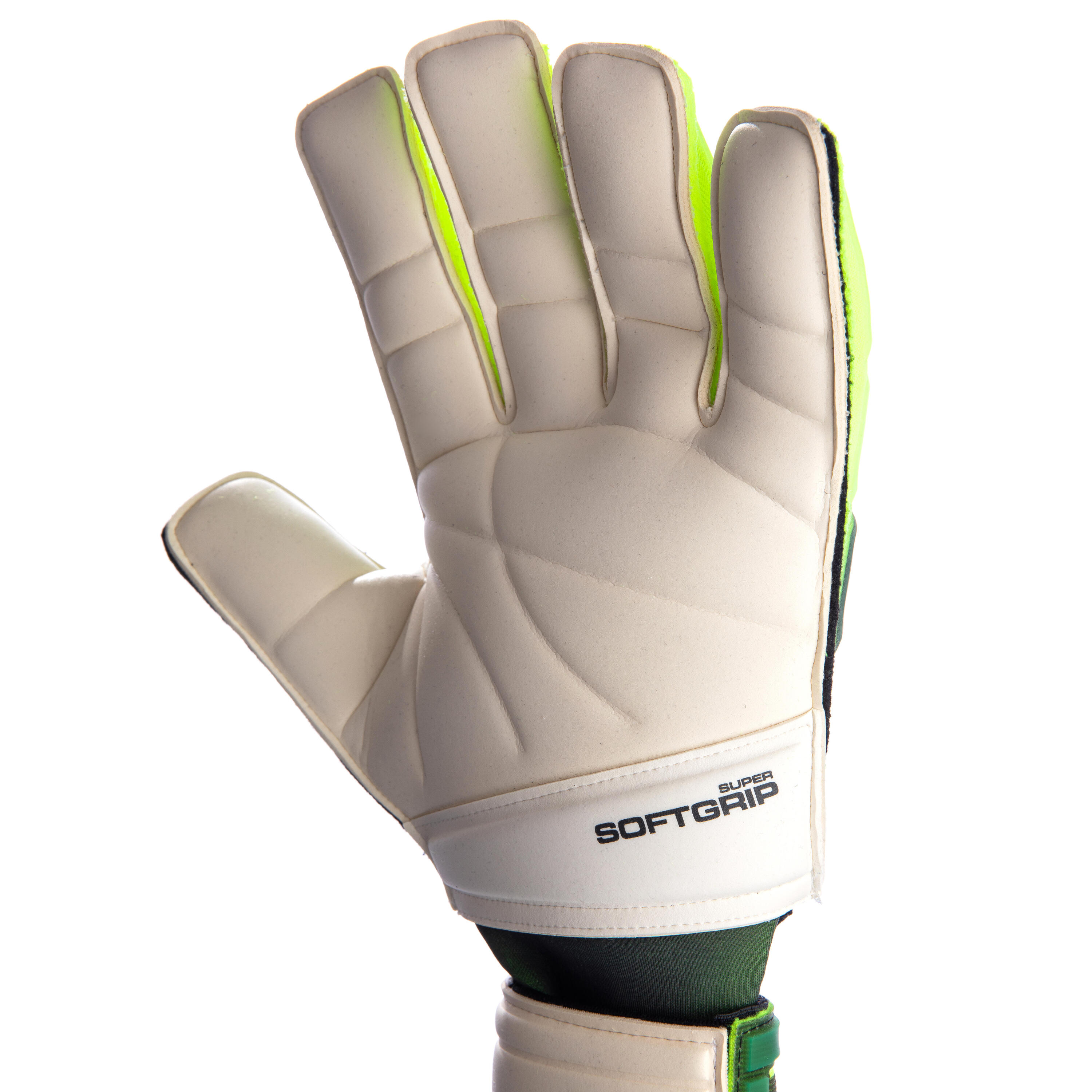 F900 Shielder Flat Seam Adult Football Goalkeeper Gloves - Black/Yellow 3/10