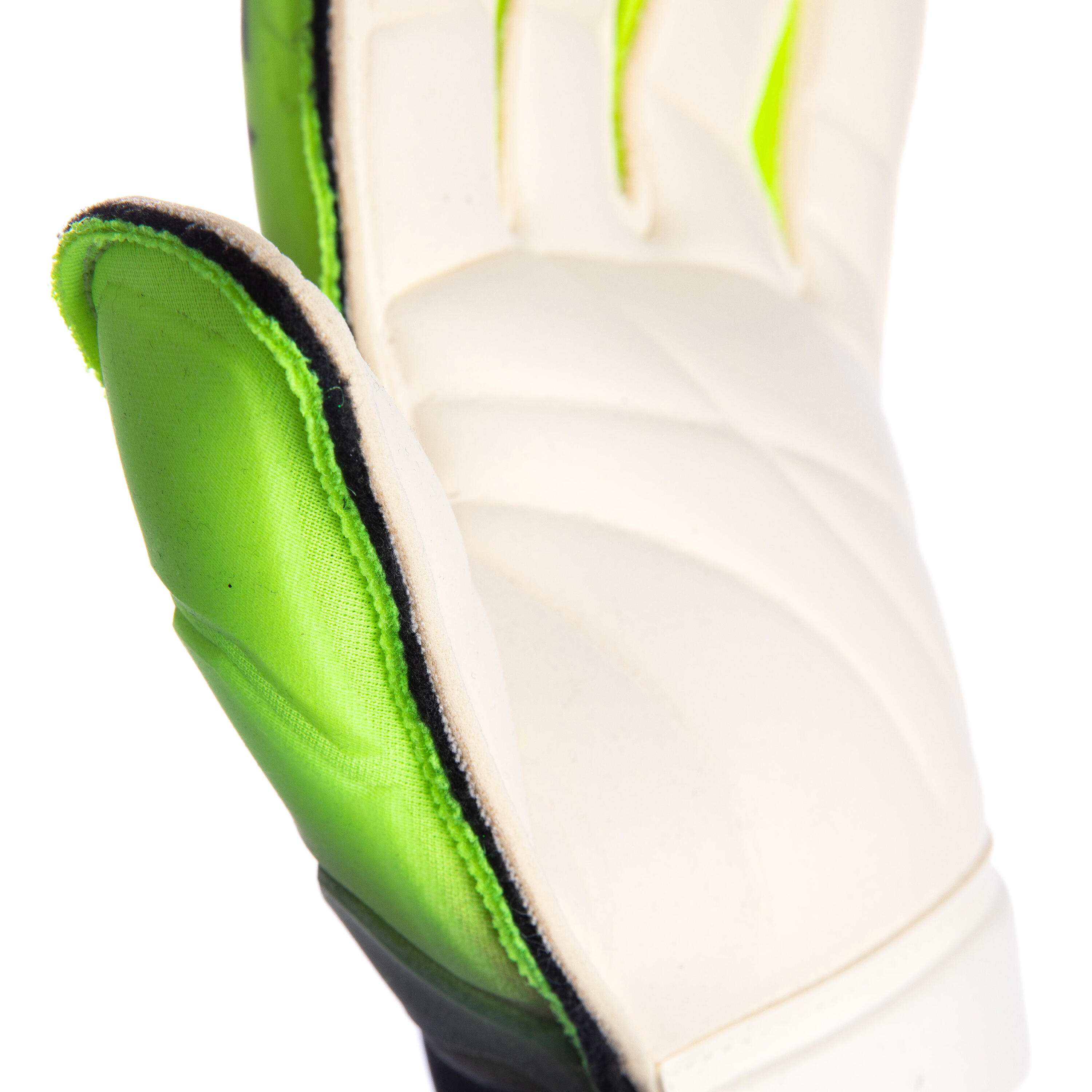F900 Shielder Flat Seam Adult Football Goalkeeper Gloves - Black/Yellow 4/10