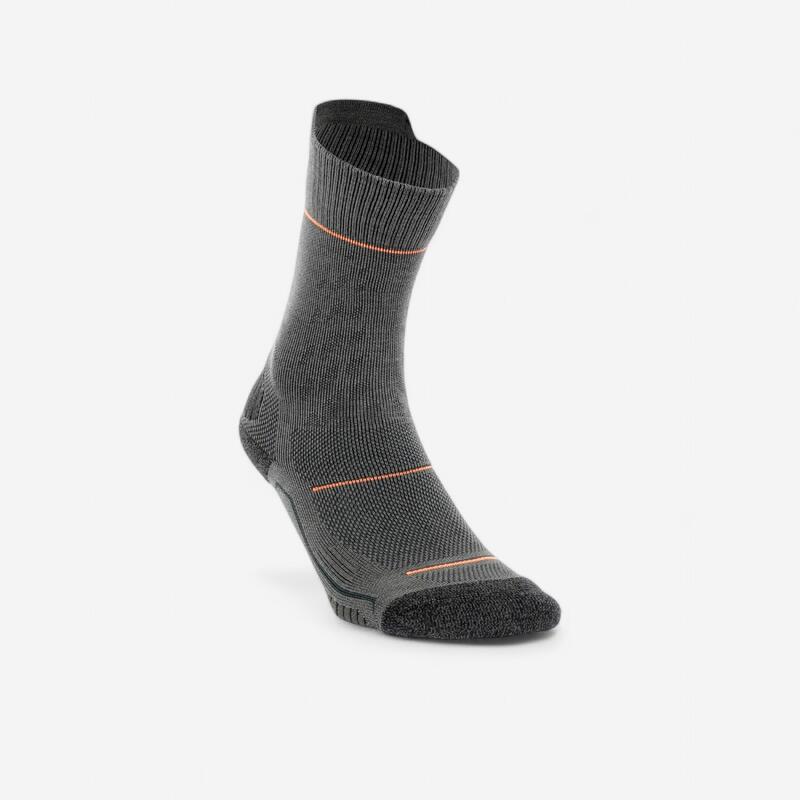 Calcetines Caza Solognac ACT 500 Adulto Lana Merina Limita Ampollas Caña Media