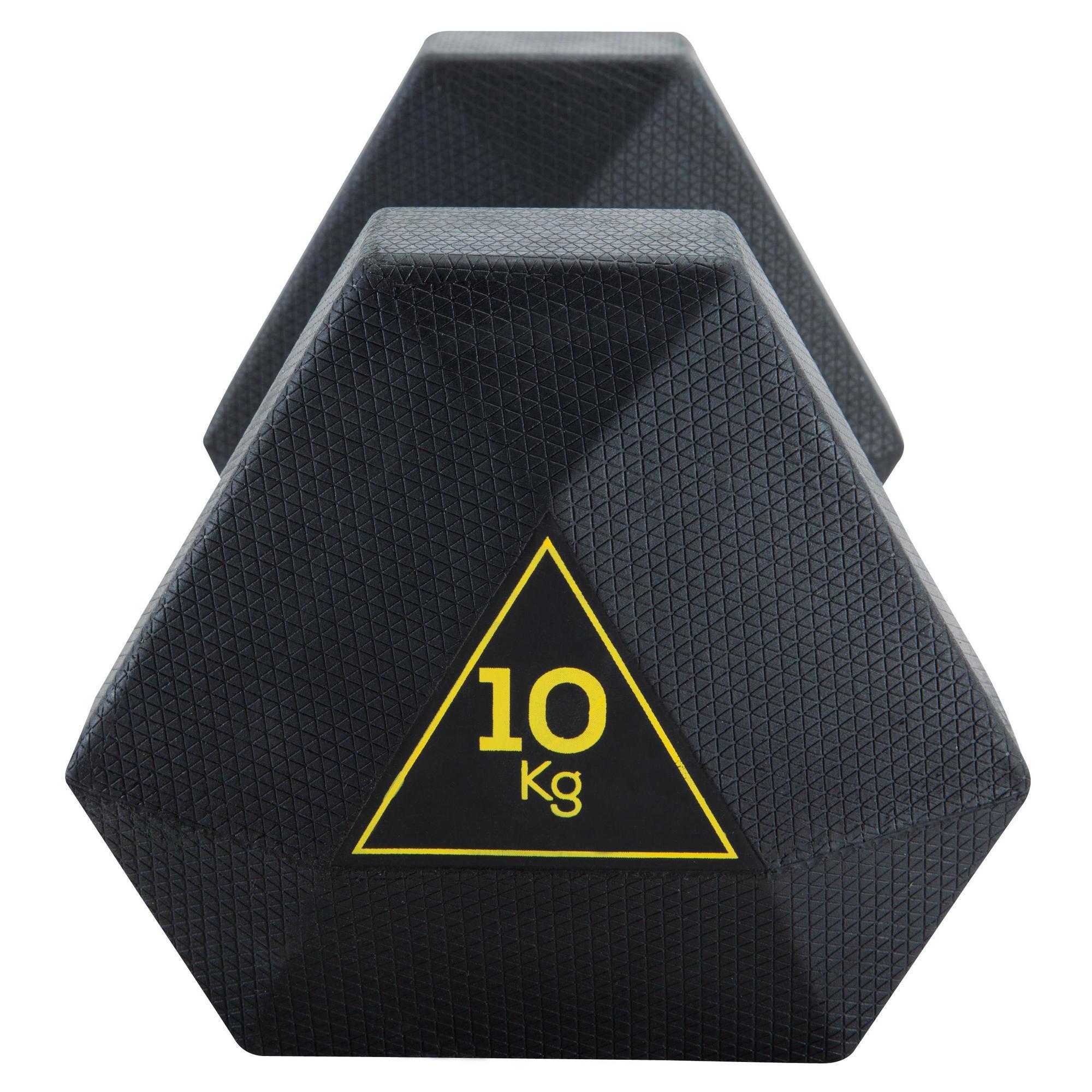 hex dumbbell decathlon