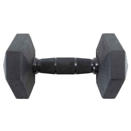 Mancuerna 5 kg hexagonal dumbbell musculación cross training Corength