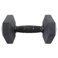 Mancuerna Hexagonal HEX Dumbbell 5 kg. Domyos Musculación Cross Fitness