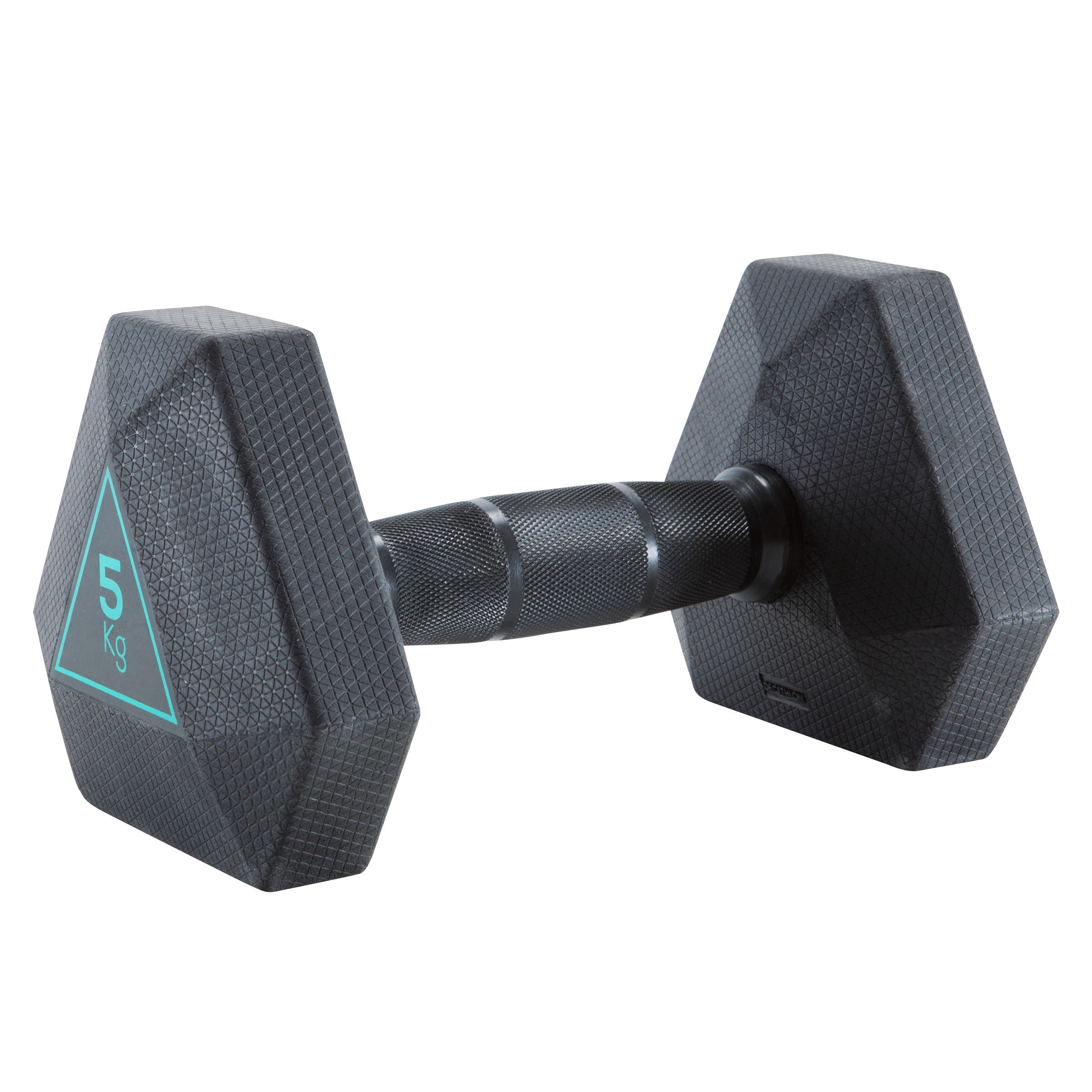 MANCUERNA HEX DUMBELL 5 KG Decathlon