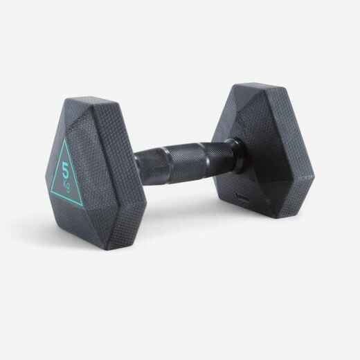 
      MANCUERNA HEX DUMBELL 5 KG
  