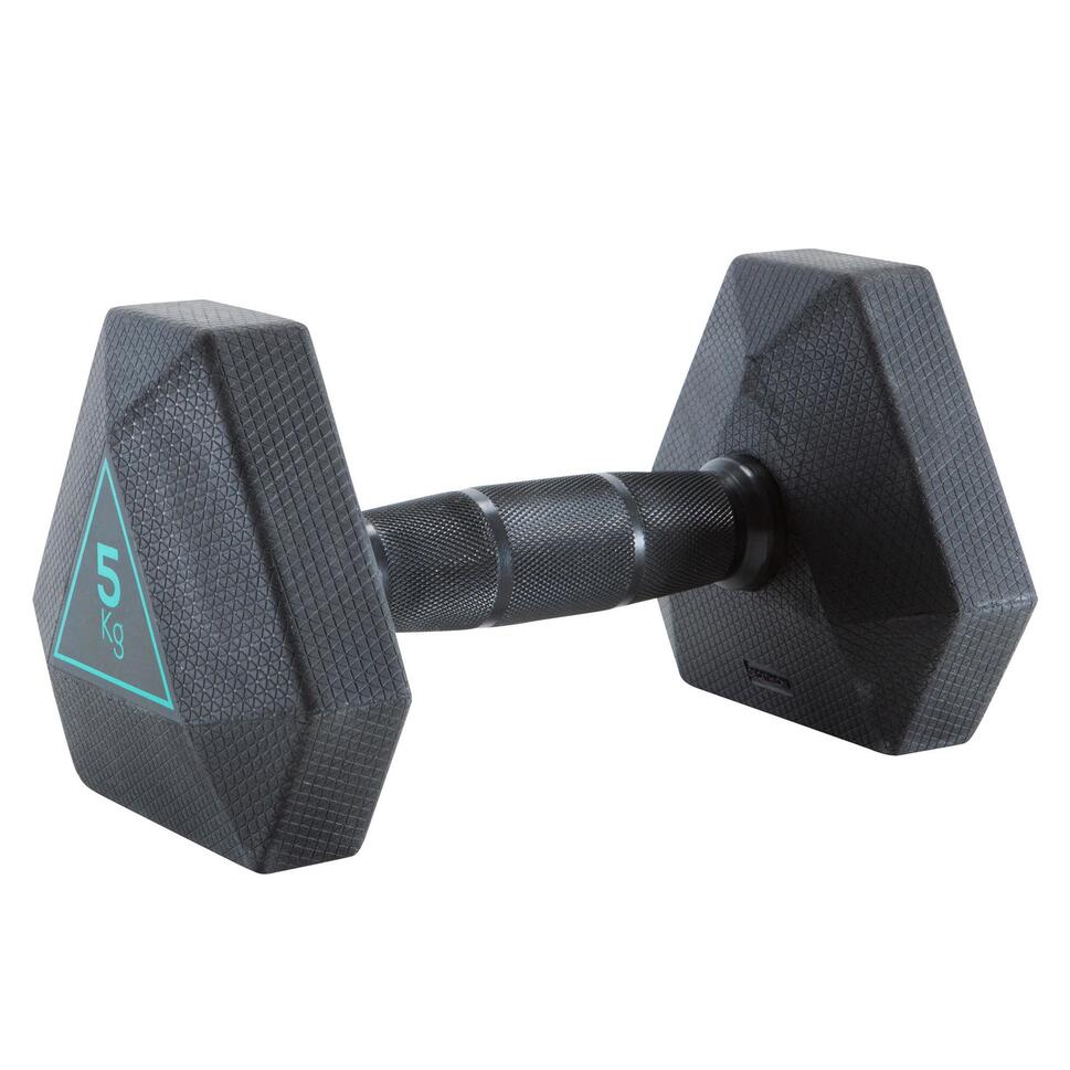 HALTERE 5KG HEX DUMBBELL CORENGTH Decathlon