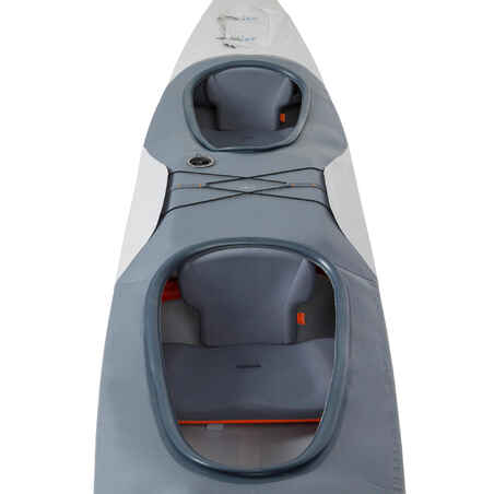 Kajak aufblasbar Drop Stitch Hochdruckboden 2-Sitzer - X500 