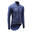 Men's Long-Sleeved Road Cycling Winter Jacket Racer Extreme - Navy Blue