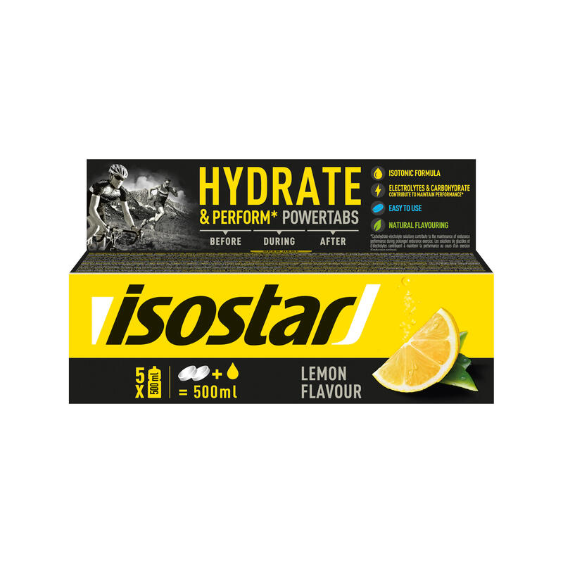 Isotonický nápoj v tabletách Powertabs citronový 10 × 12 g