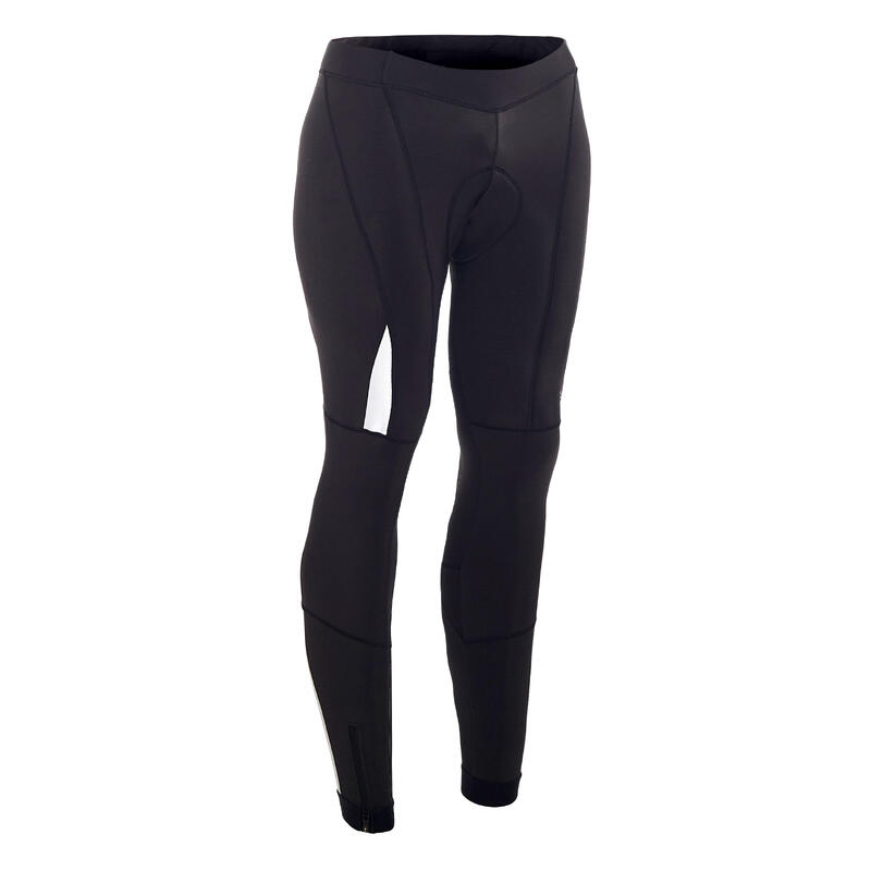 CUISSARD LONG VELO ROUTE SANS BRETELLES HOMME TEMPS FROID RC520 NOIR