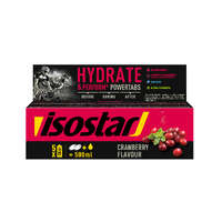 Tablete Băutură Izotonică POWERTABS cu efect anti-oxidant Merișoare 10x12g Triatlon - Tablete Powertabs 10x12g ISOSTAR - Nutritie - Hidratare