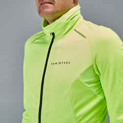 Men's Long-Sleeved Road Cycling Winter Jacket Racer Extreme - Yellow