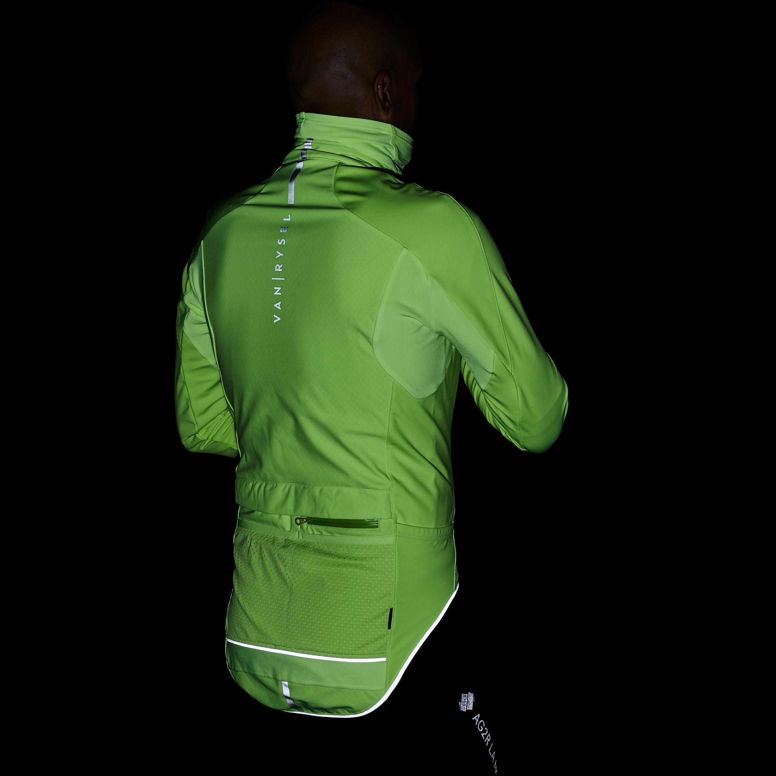 Fahrradjacke Rennrad Winter Herren RCR Racer Extreme gelb 13/16