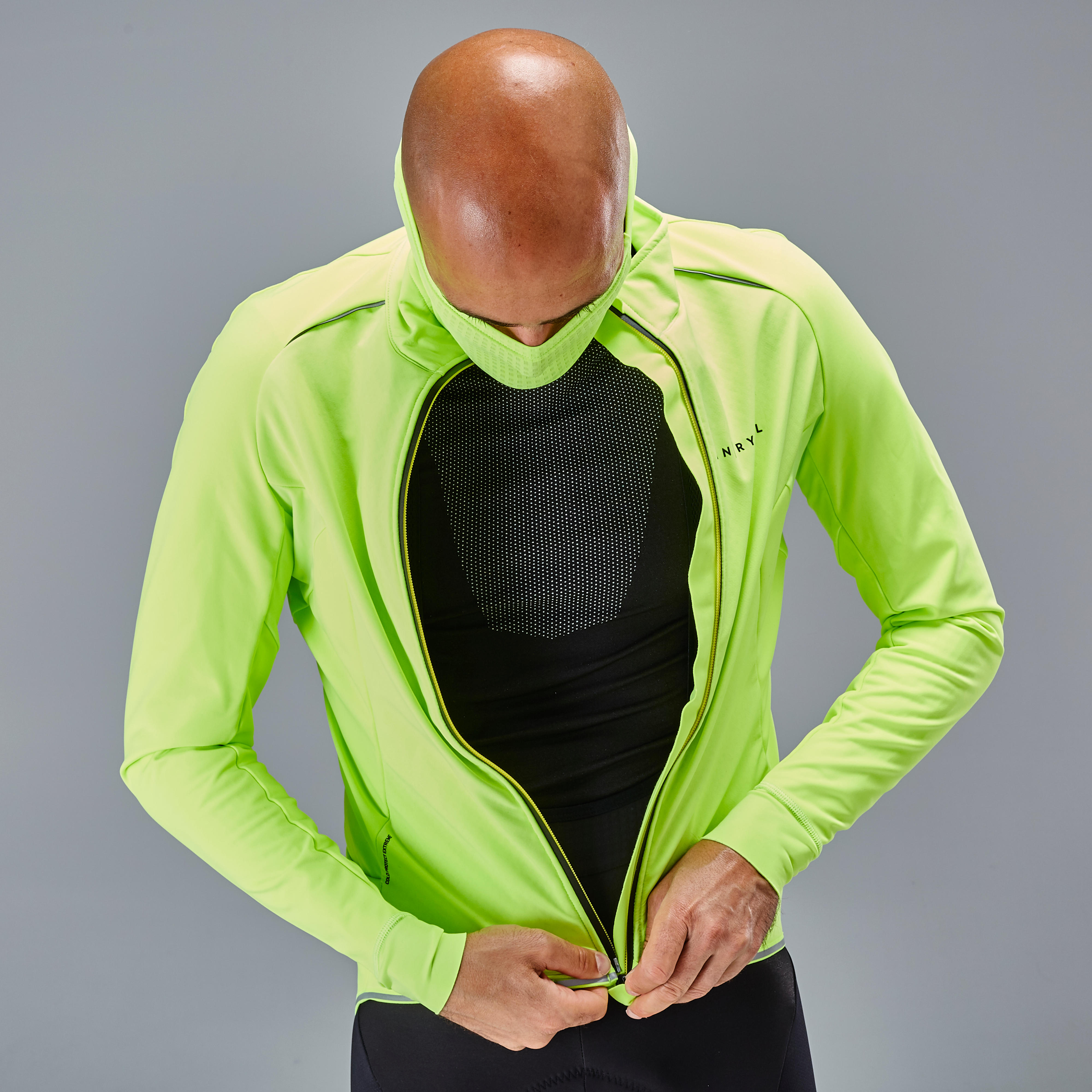 Decathlon UK VAN RYSEL Second Life - Men's Long-sleeved Road Cycling Winter Jacket Racer Extreme - Yellow - Very Good | FREE Click & Collect at Stores and Asda. 365 Days return available.