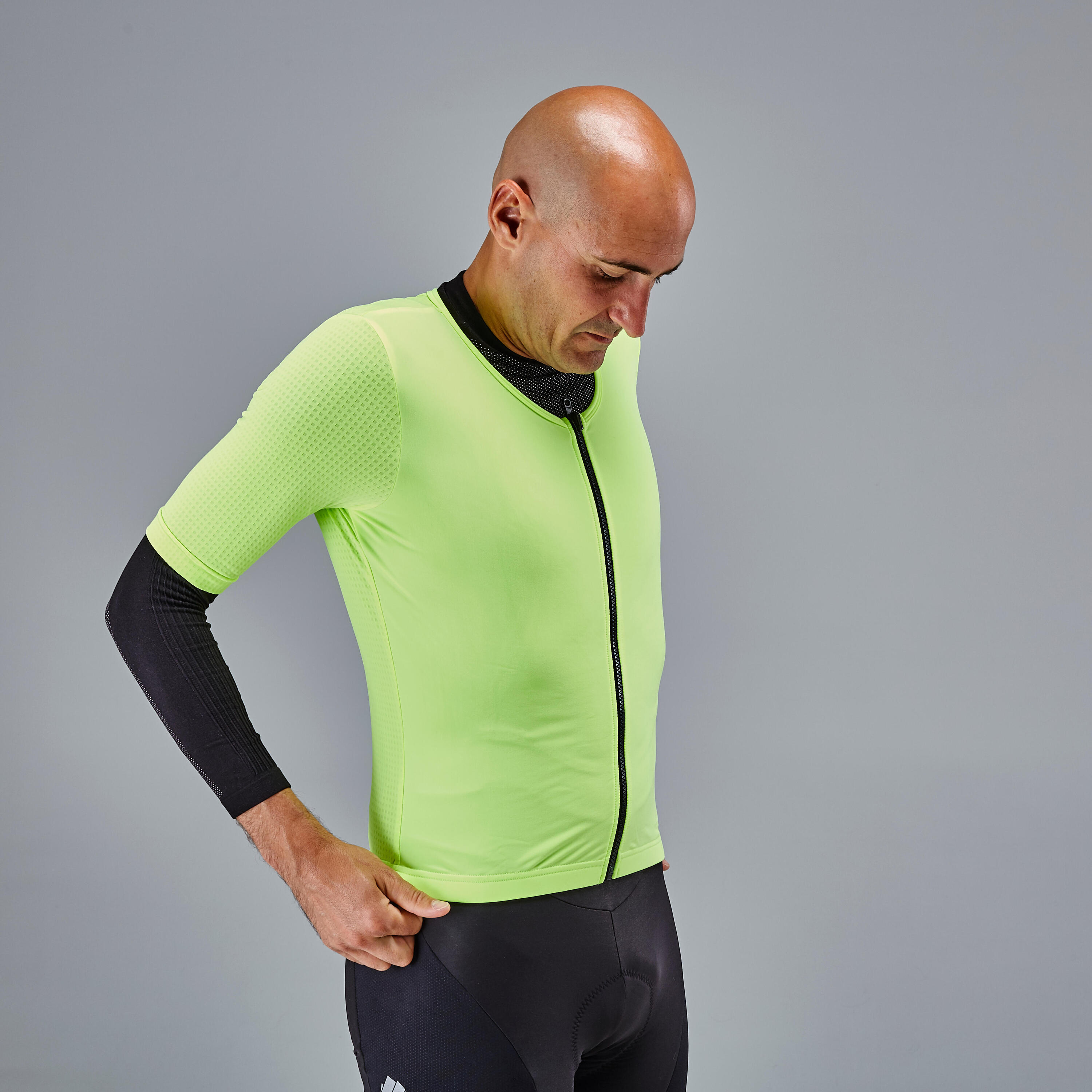 Fahrradjacke Rennrad Winter Herren RCR Racer Extreme gelb 15/16