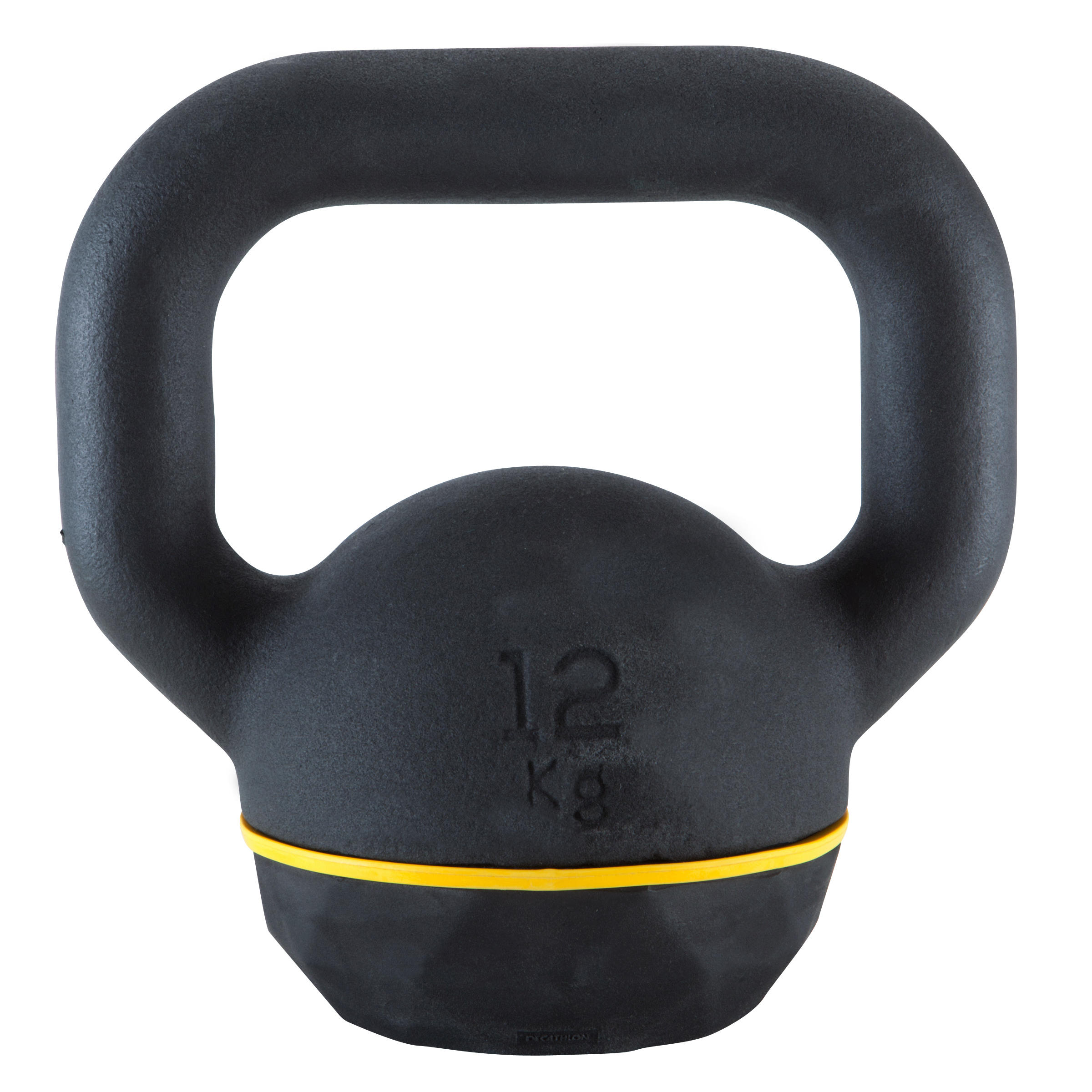 Kettlebell 12 Kg Gjutjärn Och Gummibotten