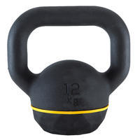 KETTLEBELL 12KG FONTE ET BASE CAOUTCHOUC