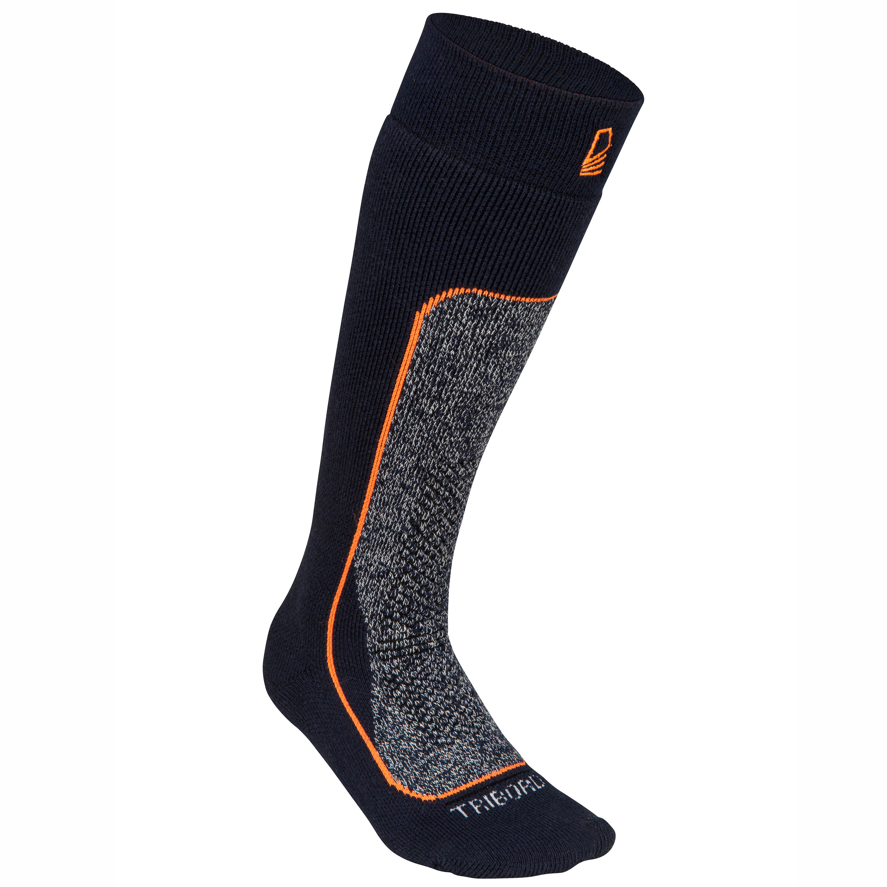 Adults’ Warm Sailing trouser socks 500 1/4