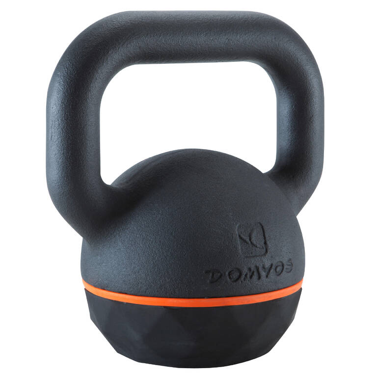 Cast Iron Kettlebell with Rubber Base - 16 kg