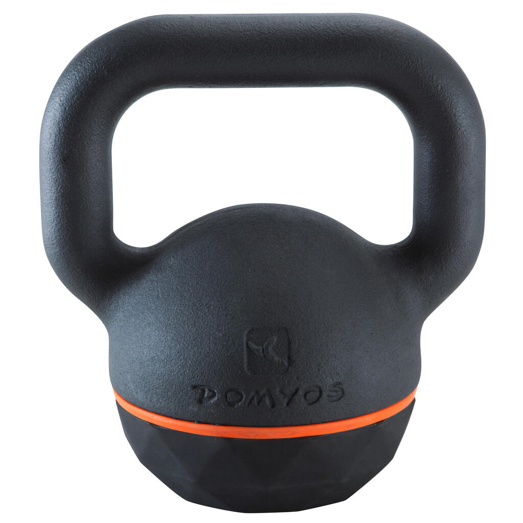 Pesa Kettlebell 16 kg Hierro Fundido + Base Goma