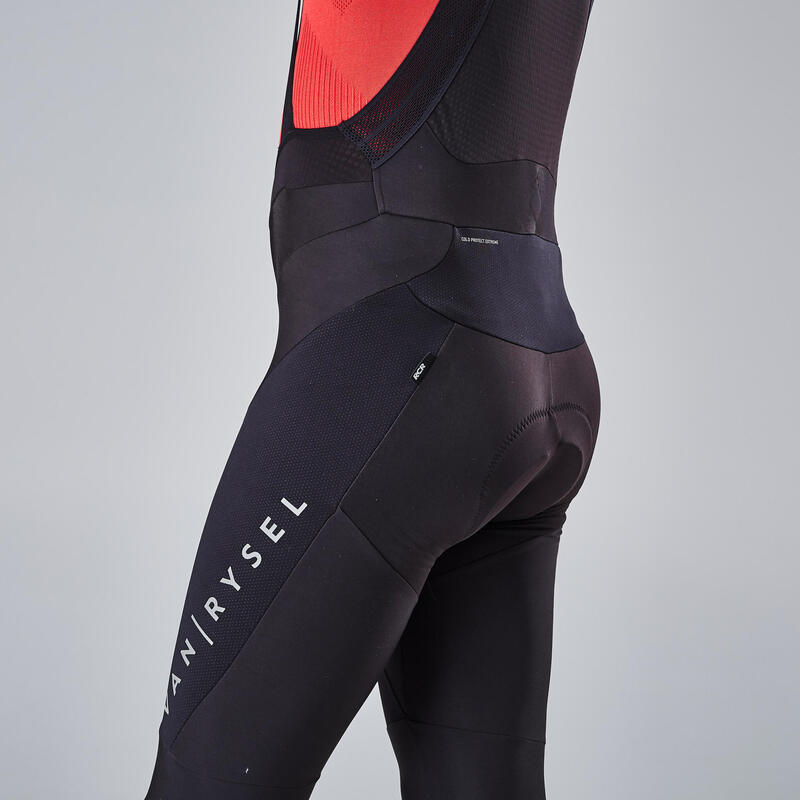 Lange fietsbroek voor de winter Cyclosport RCR met reliëf