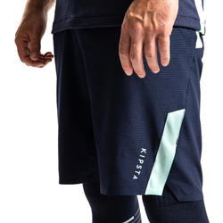Pantalón corto de Fútbol Kipsta CLR adulto azul oscuro