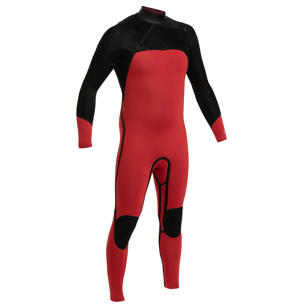 Men's Surfing Wetsuit 900 4/3 mm Neoprene - LTD Burgundy