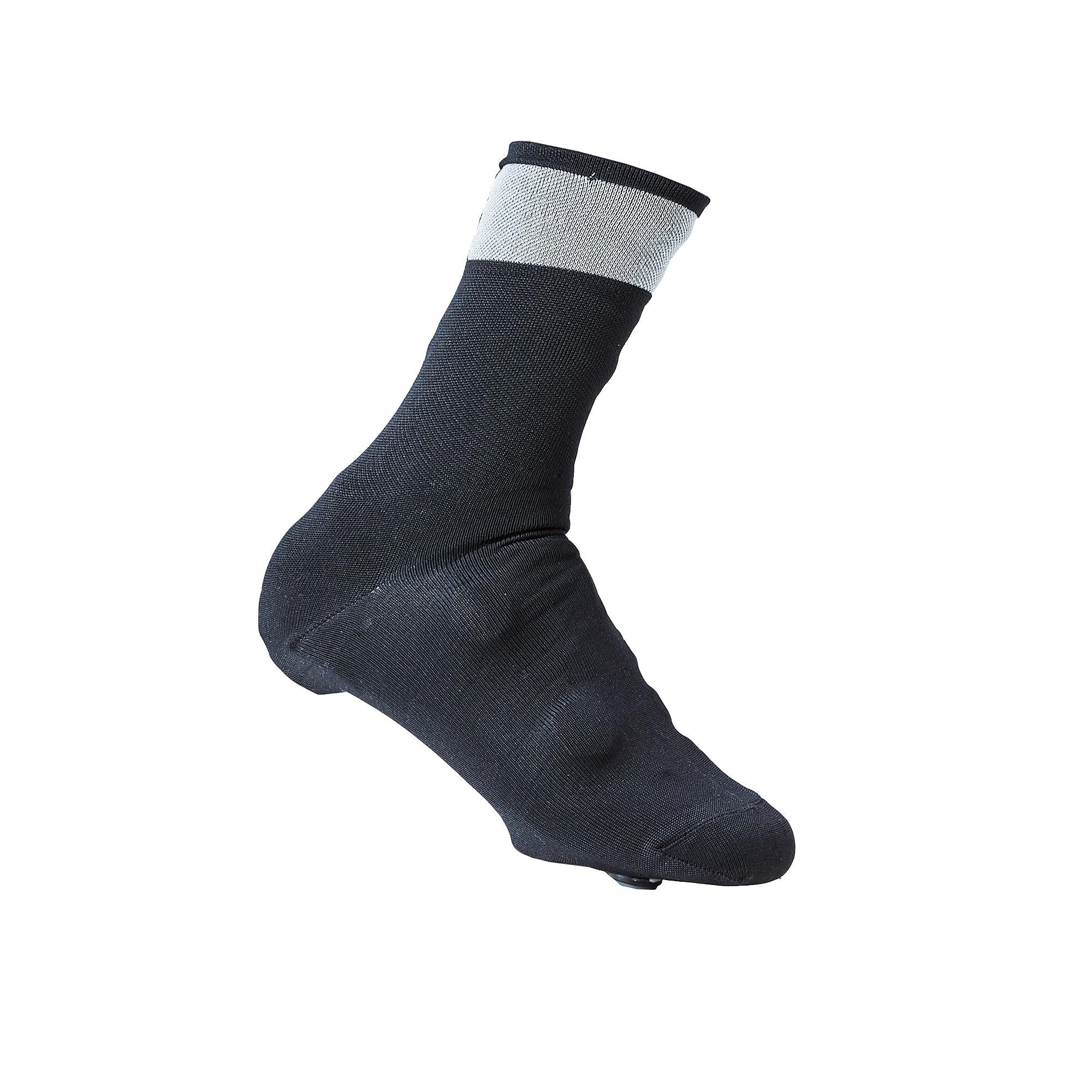 Knitted Cycling Overshoes - Black 5/8