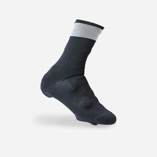 
      Knitted Cycling Overshoes - Black
  