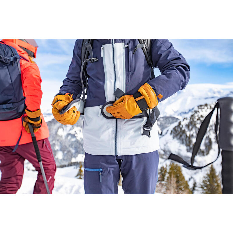 Rugzak voor freeride skiën en snowboarden FR 500 DEFENSE grijs L / XL