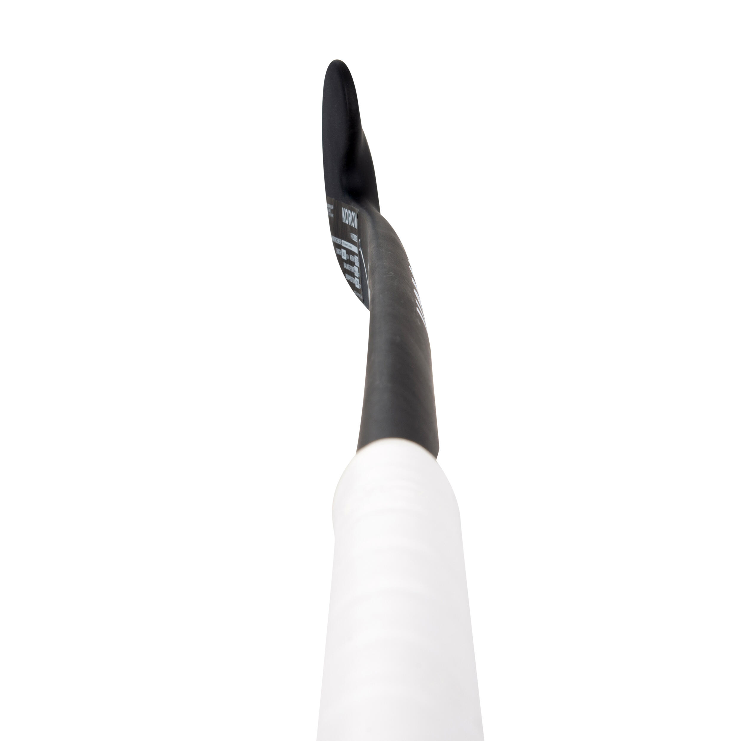 Adult Field Hockey Advanced 95% Carbon Extra Low Bow Stick FH990 - Black/White 5/10