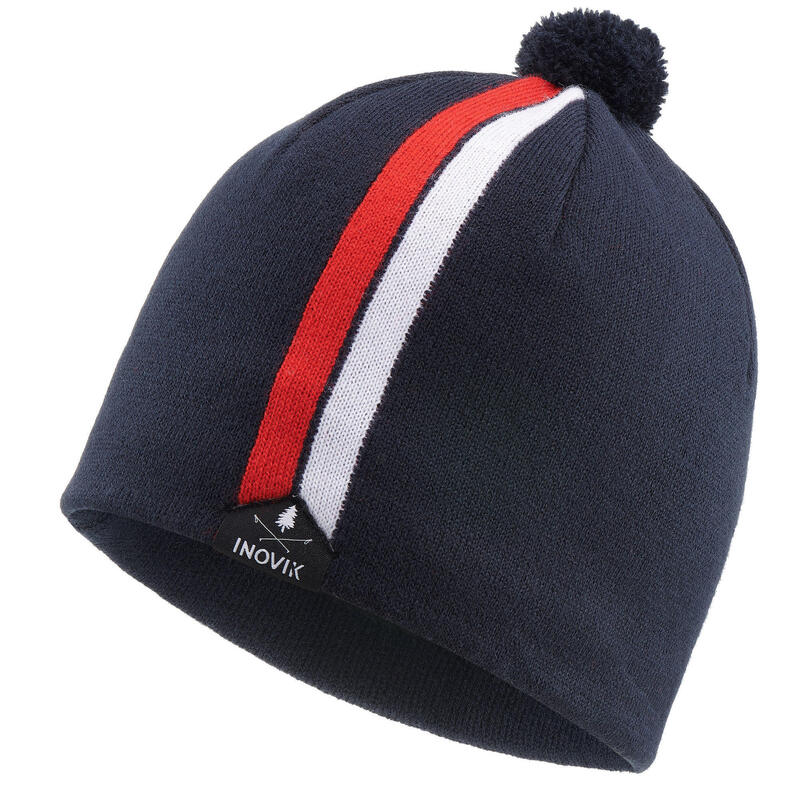 Bonnet ski de fond 100 - Bleu noir - adulte