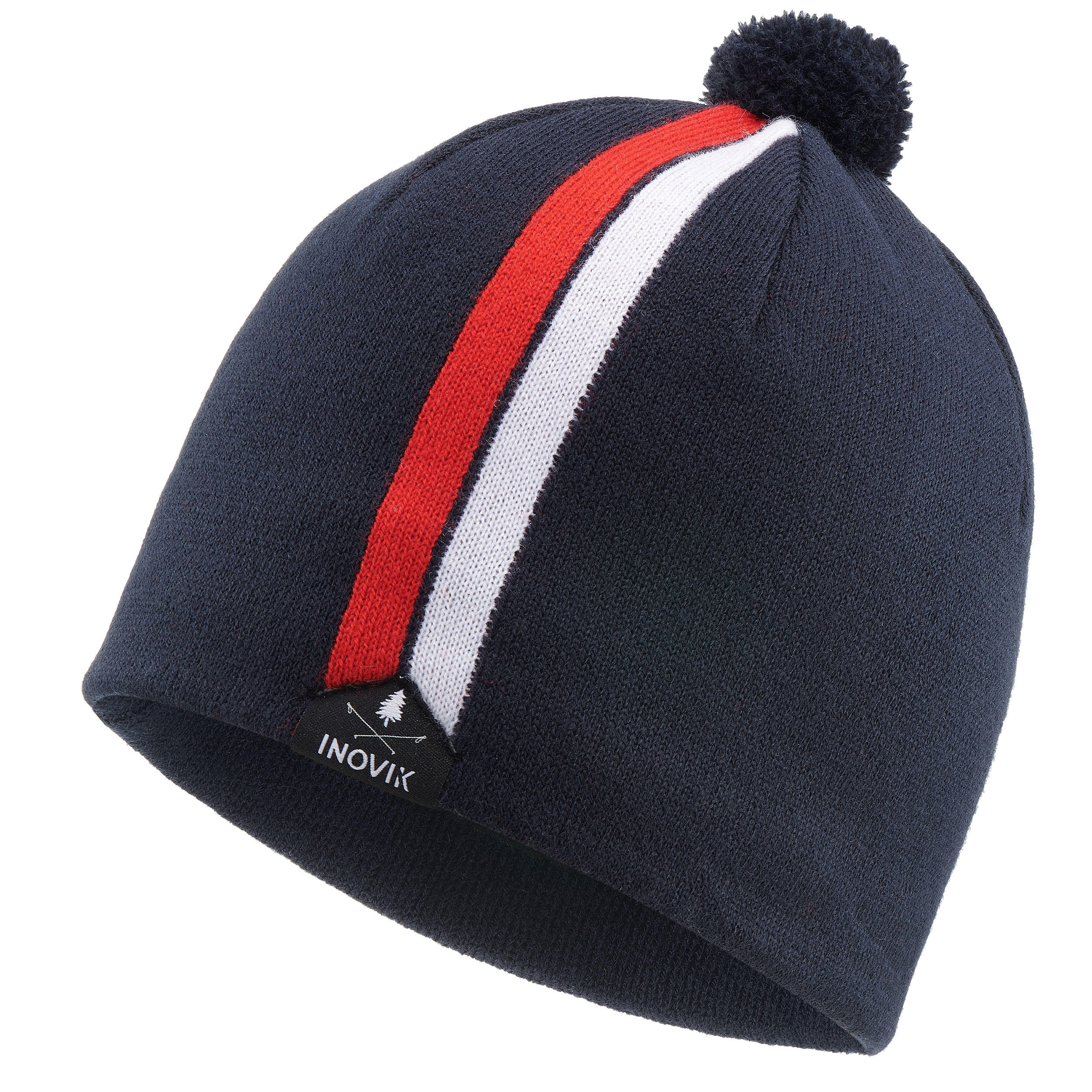 Cross-country ski cap 100 - Blue black - adult