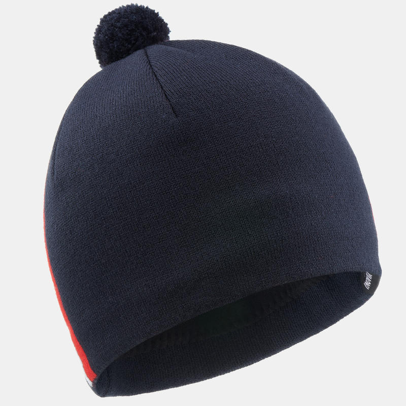 Adult Crosscountry Ski Hat 100 Blue Black