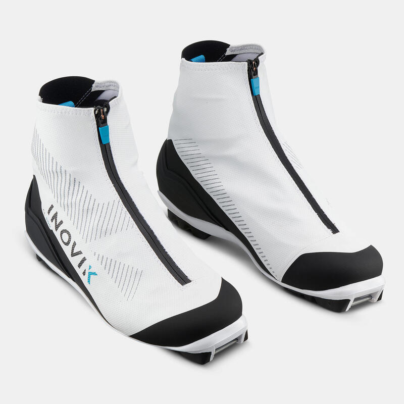 Chaussures de ski de fond classique blanches - XC S BOOT 500 - FEMME