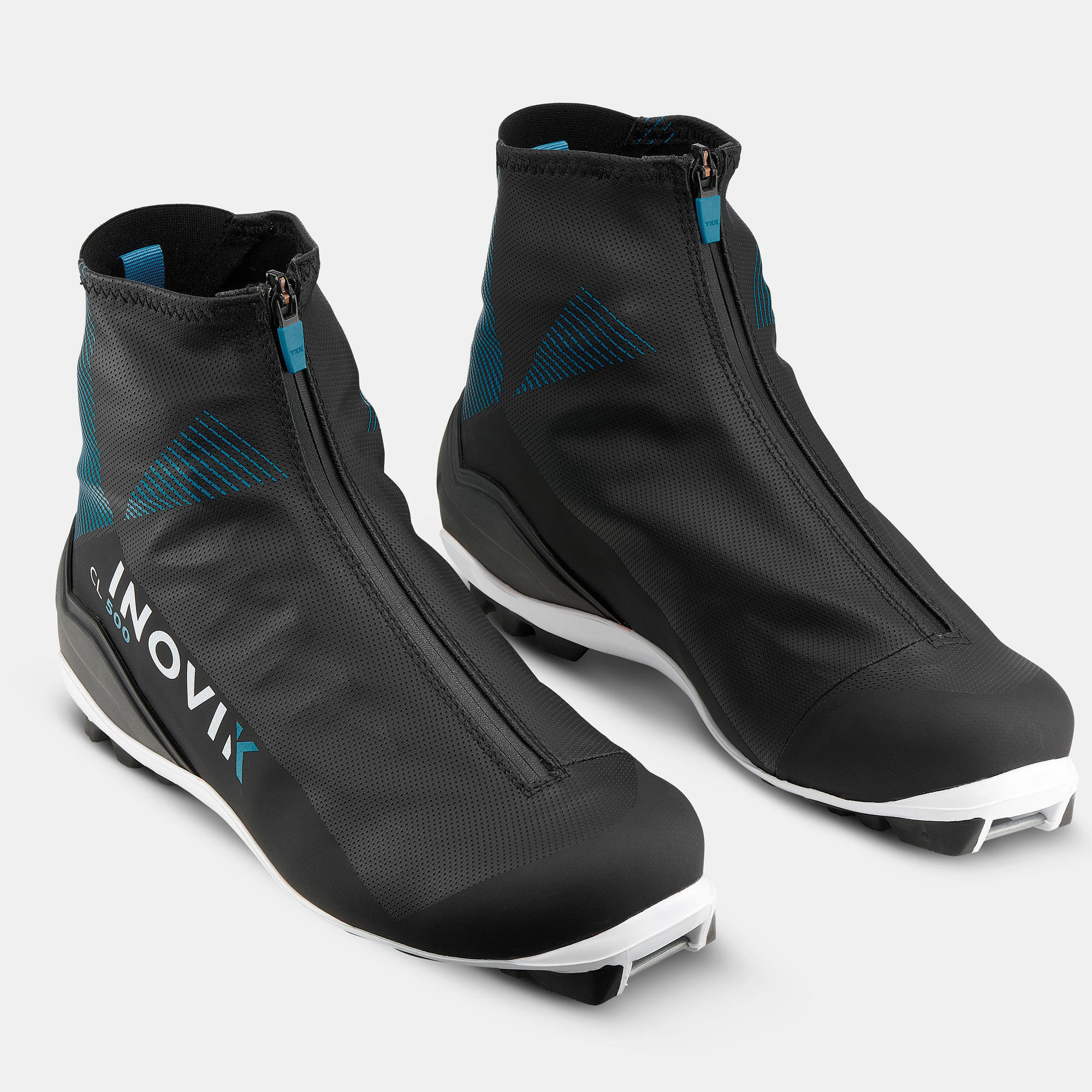 Scarpe sci di fondo tecnica classica uomo XC S500 nere INOVIK