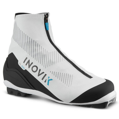 Chaussure ski de fond classique blanches - XC S BOOT 500 - FEMME