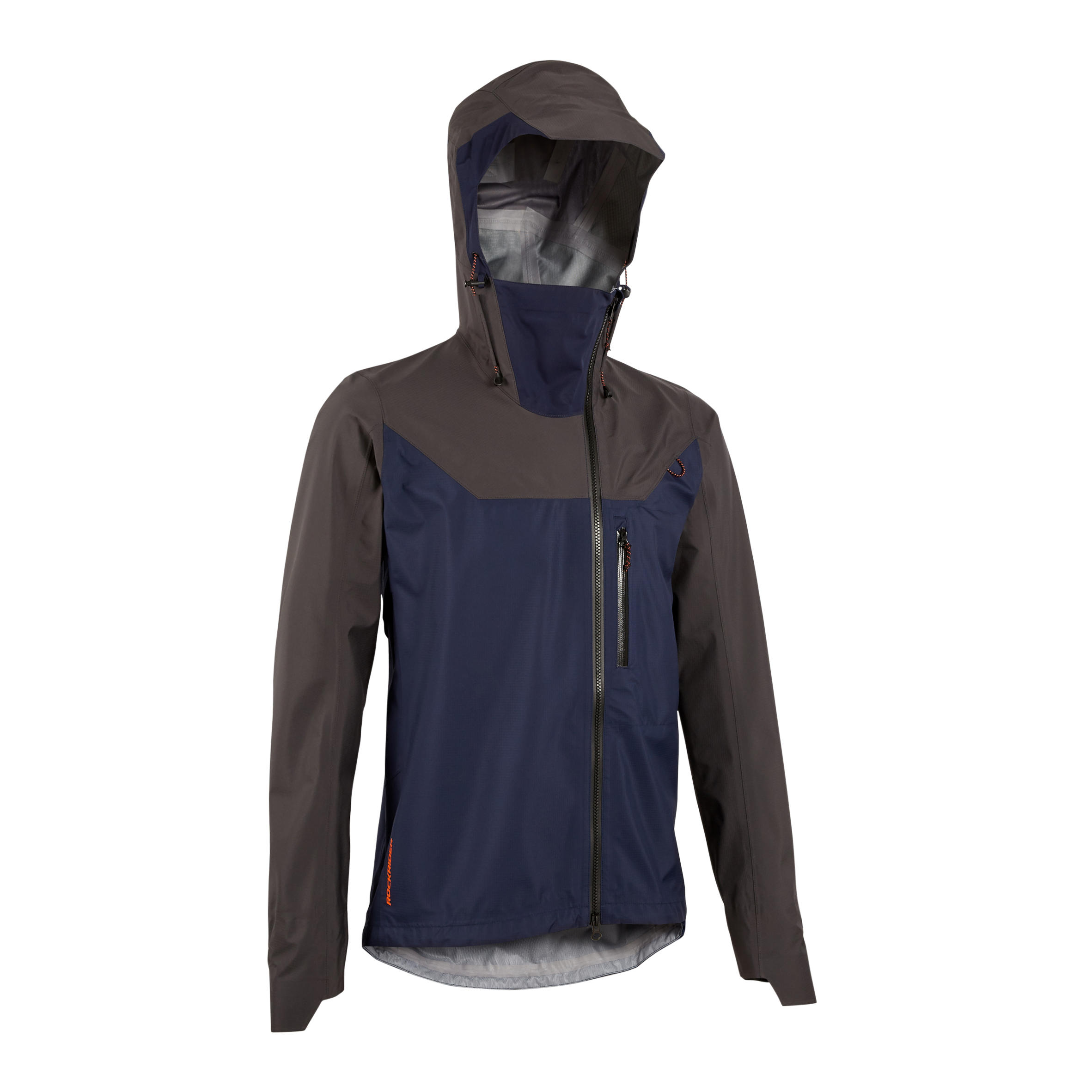 Jachetă impermeabilă MTB All Mountain Negru-Albastru Bărbați decathlon.ro imagine noua