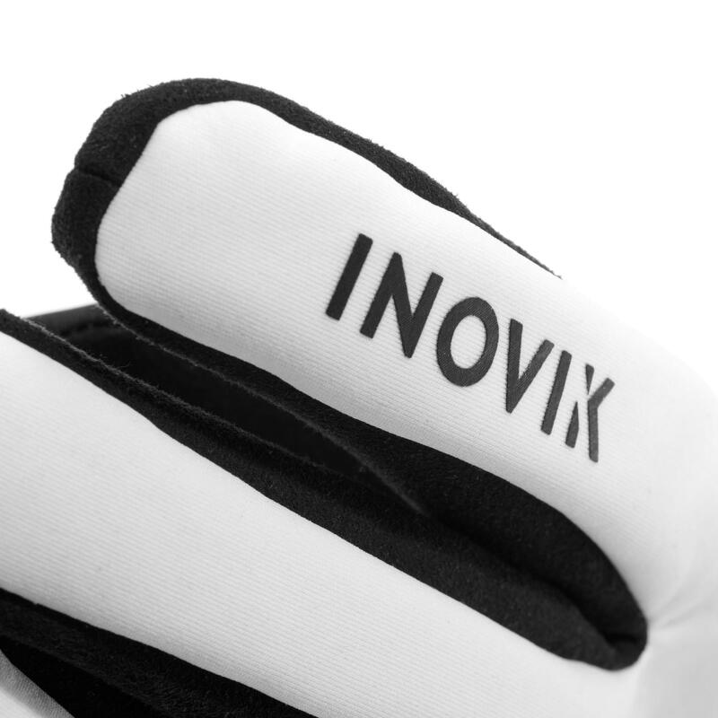 GANTS DE SKI DE FOND CHAUDS FEMME - XC 100 NOIR BLANC