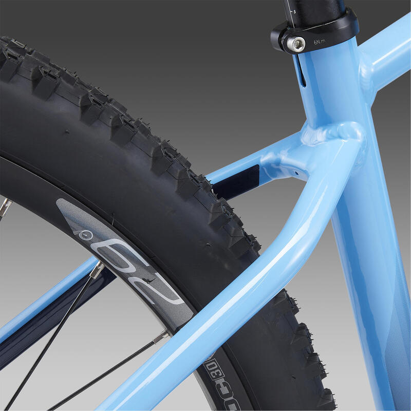 Vélo VTT XC 500 29" semi rigide EAGLE 1x12 bleu ciel