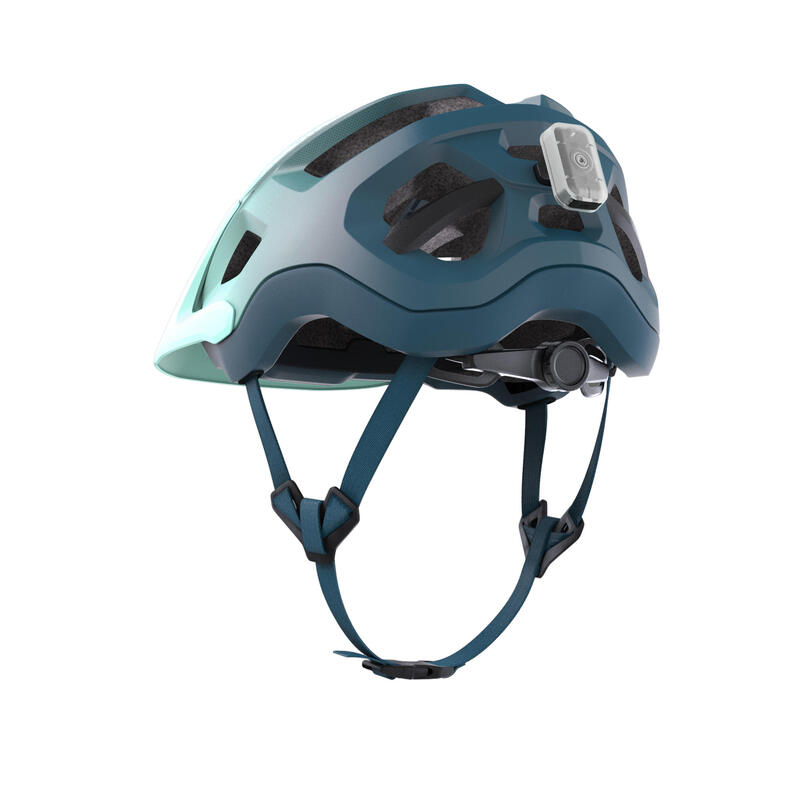 Casco bici mtb ST 500 azzurro