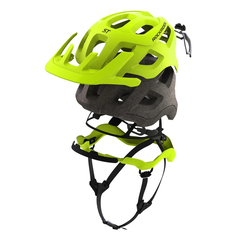 CASQUE VELO VTT EXPL 500 BLEU