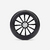 1 ROUE + ROULEMENT TROTTINETTE MID 1, MID 3, MID 5, PLAY 3 et roue avant PLAY 5