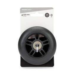 100 mm Scooter Wheel with Bearings - Black