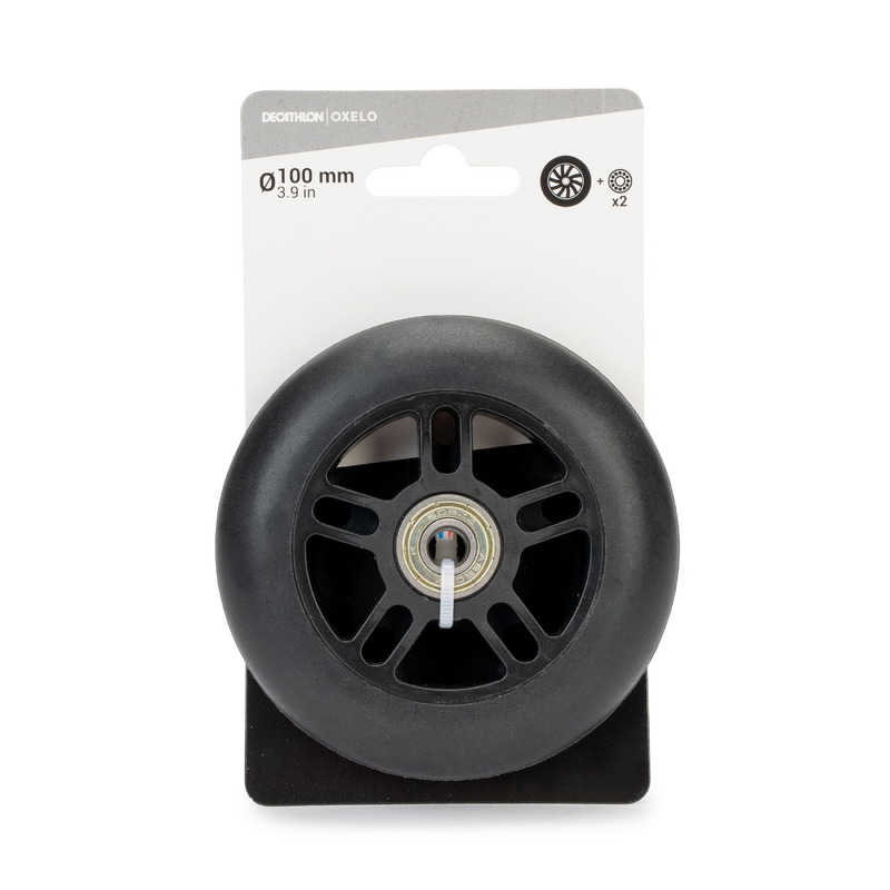 Paire de roues de rechange lumineuses de 80 mm et de roues arrière de