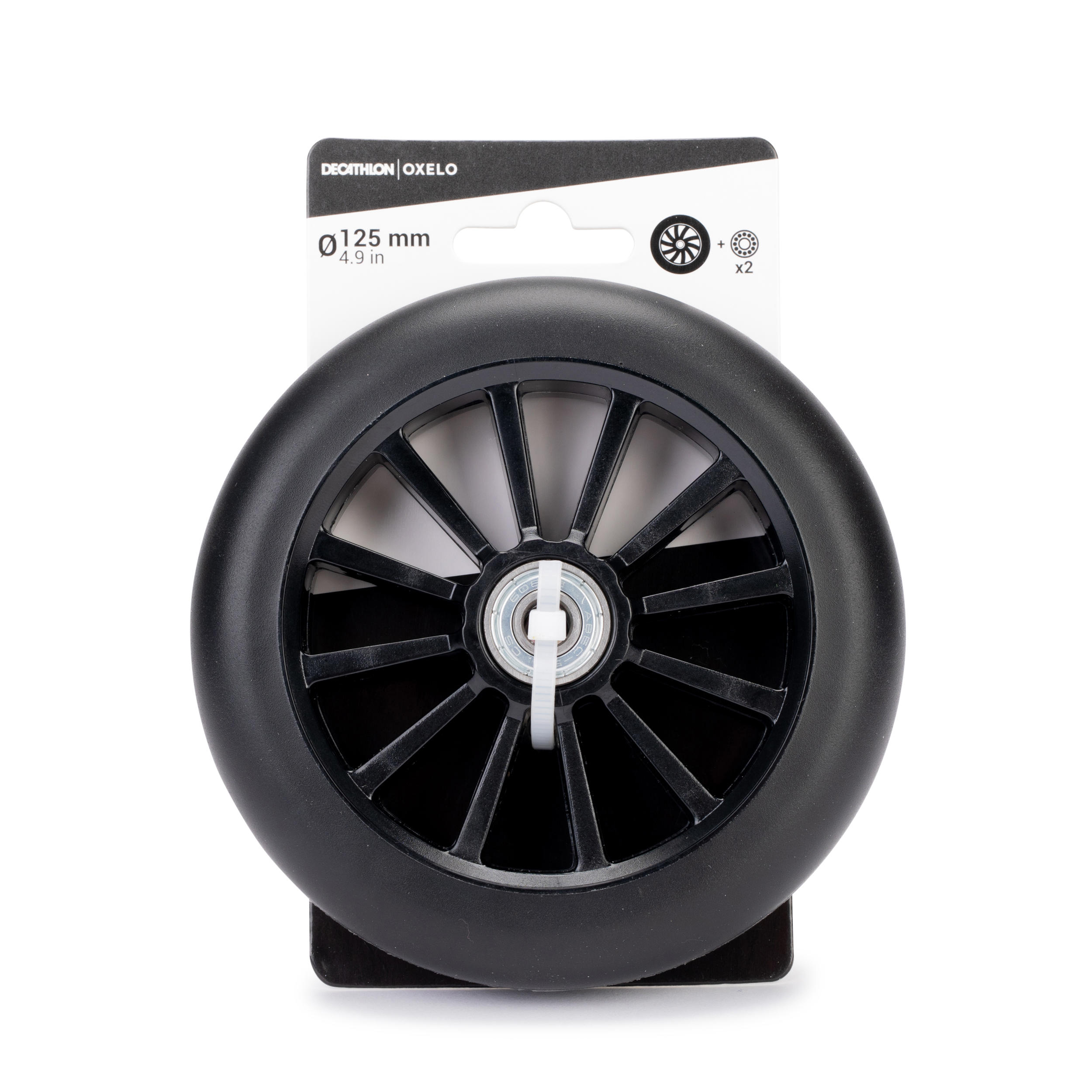 1 Wheel + Bearing for MID 1, MID 3, MID 5, PLAY 3 and PLAY 5 (front) Scooters - OXELO