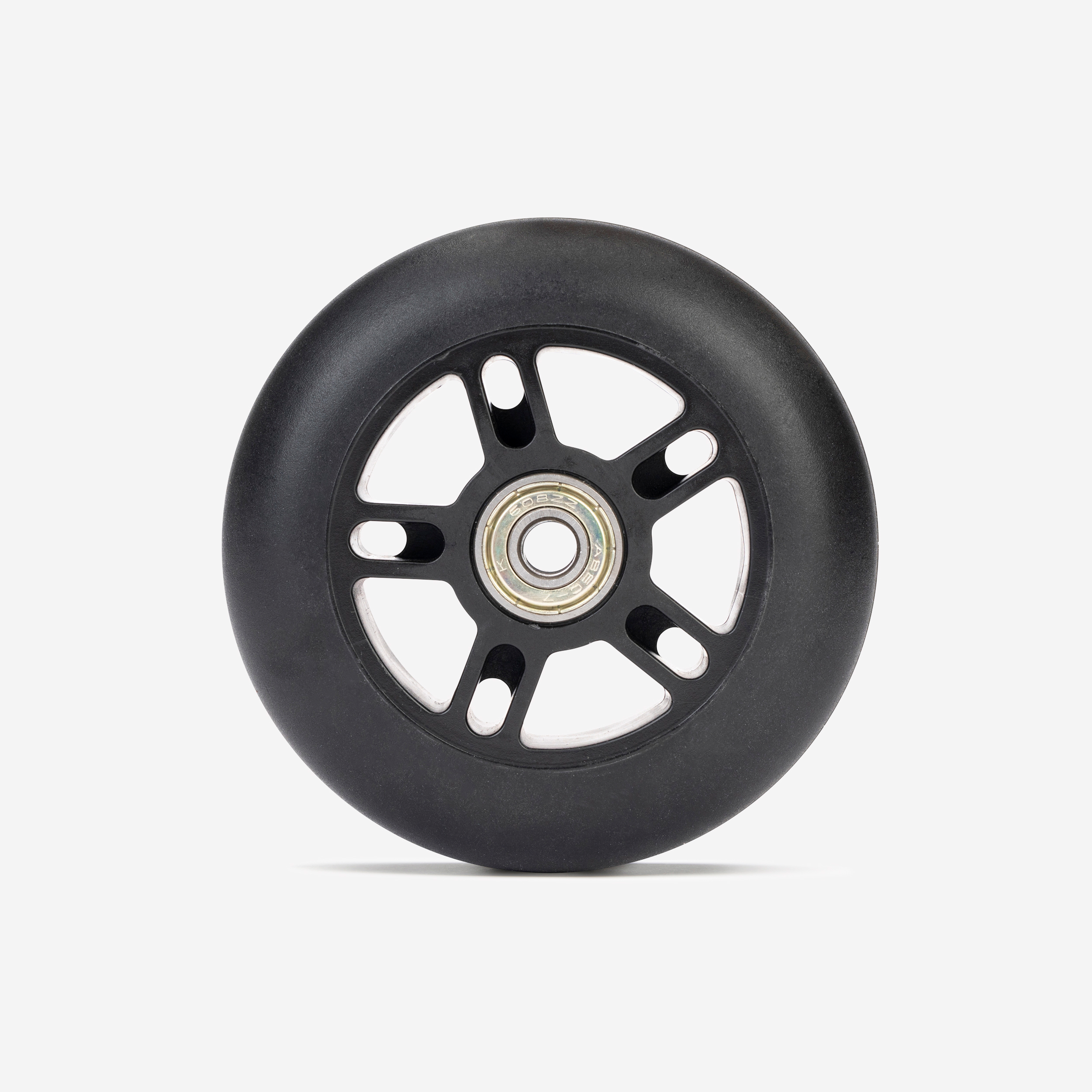 Roue de trottinette 100mm noire avec roulements - Oxelo