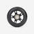 ROUE DE TROTTINETTE 100MM NOIRE AVEC ROULEMENTS