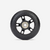 ROUE DE TROTTINETTE 100MM NOIRE AVEC ROULEMENTS